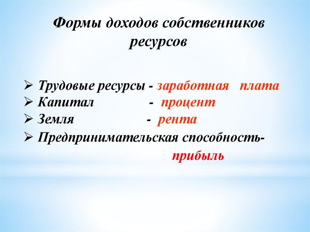 Основная проблема экономики как науки