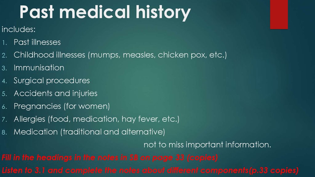 past-medical-history-form