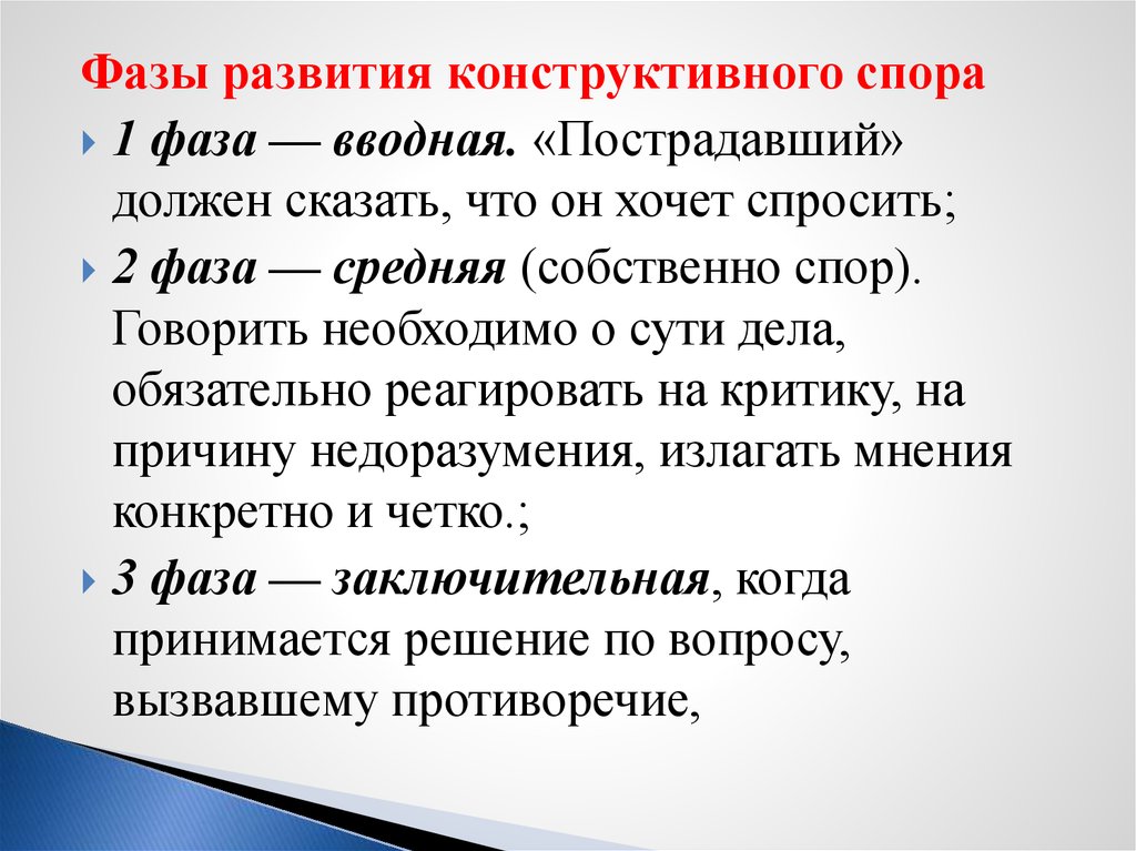 Конструктивное развитие. Стадии развития спора. Конструктивный спор. Методика конструктивный спор. Конструктивного спора это.