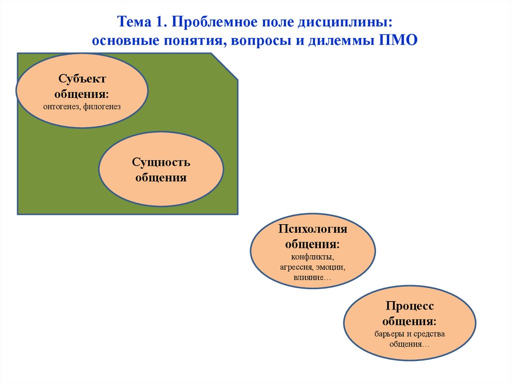 Проблемное поле проекта это