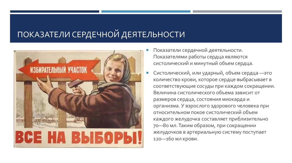 Показатели сердечной деятельности