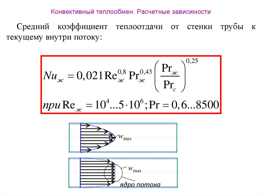 Конвективная теплопередача. Теплоотдачи при конвективном теплообмене. Коэффициент конвективной теплоотдачи для цилиндрической трубки. Конвективный теплообмен пример. Процесс конвективного теплообмена.