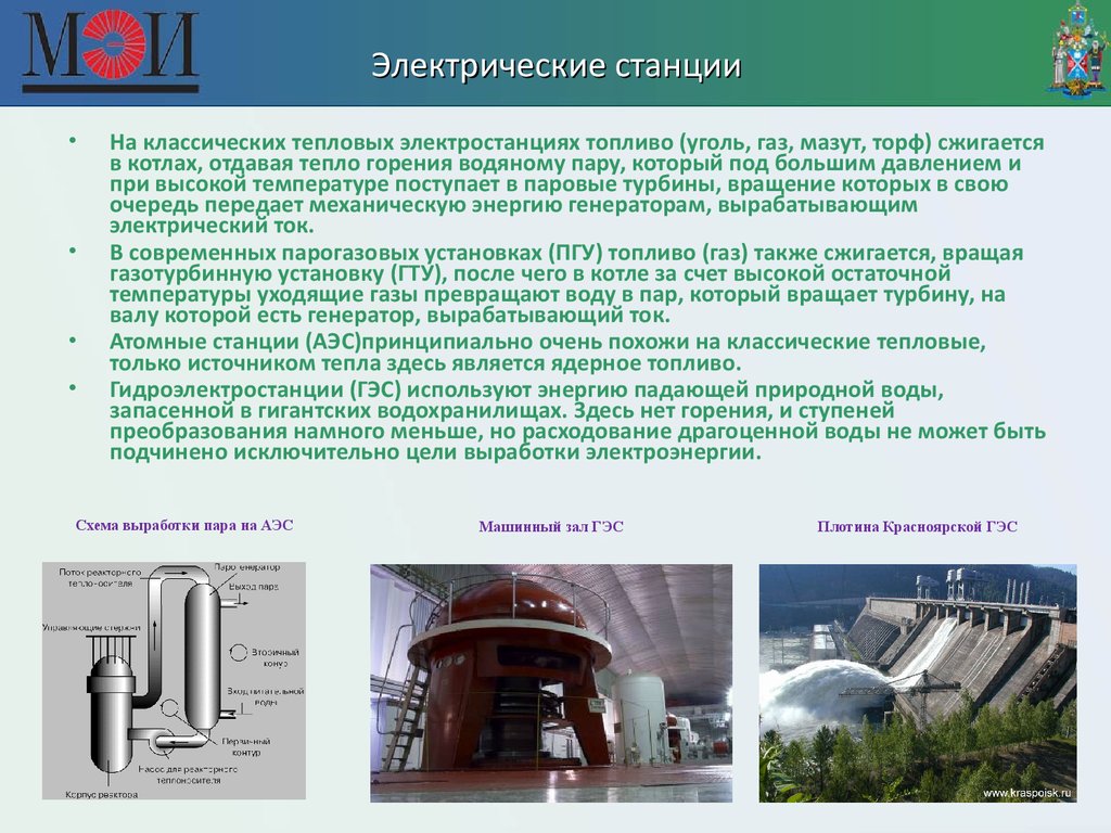 Какое топливо для электростанции