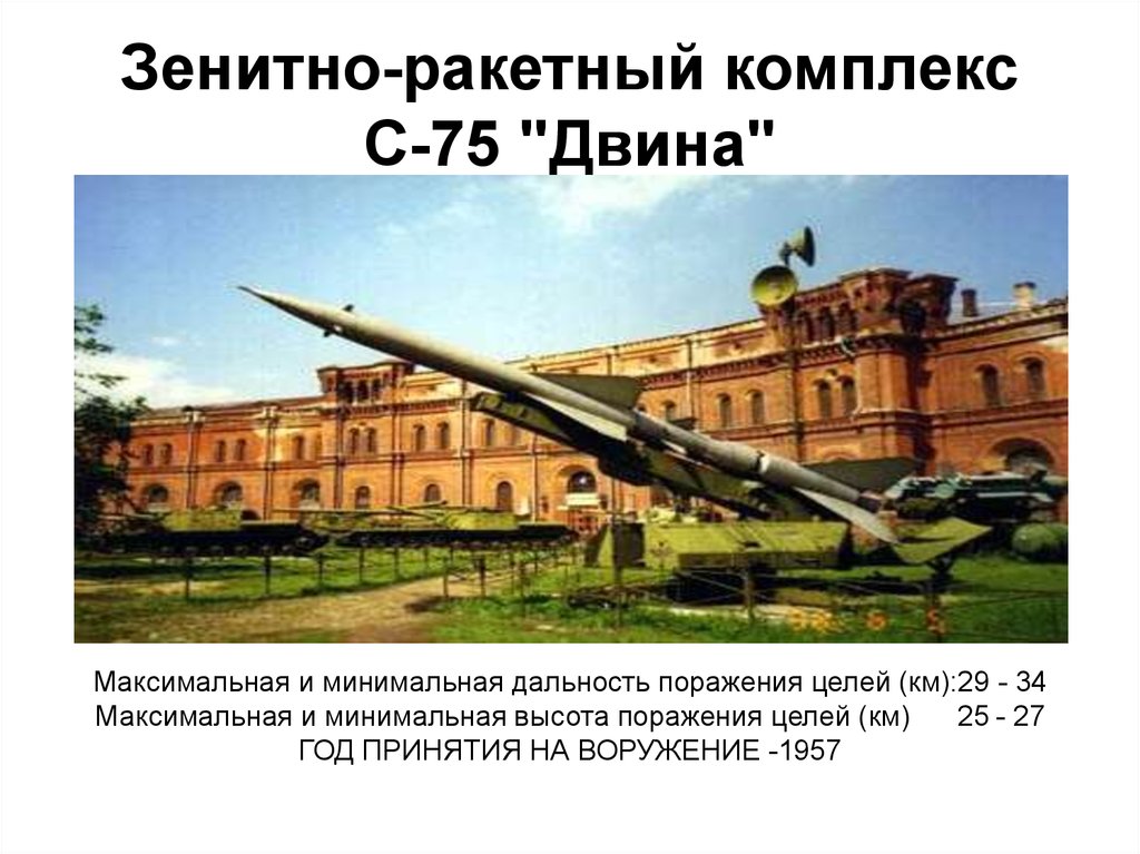 Зенитно-ракетный комплекс С-75 "Двина"