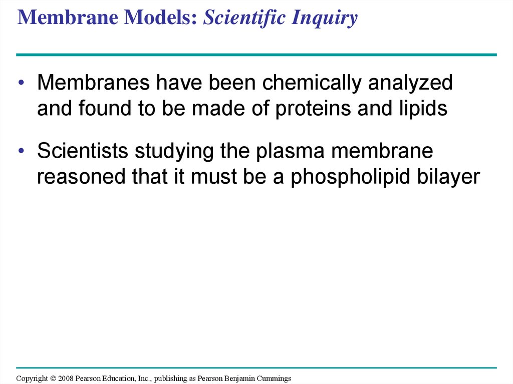 Membrane Models: Scientific Inquiry