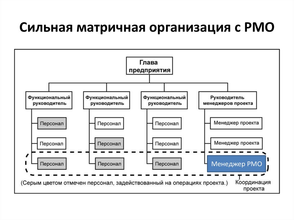 Сильная матричная структура проекта