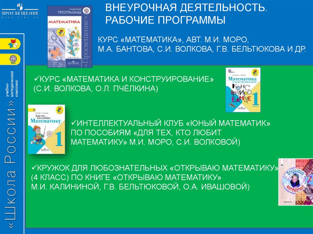 Программа курса математика. УМК Живая математика программа на компе. Программа обмена.