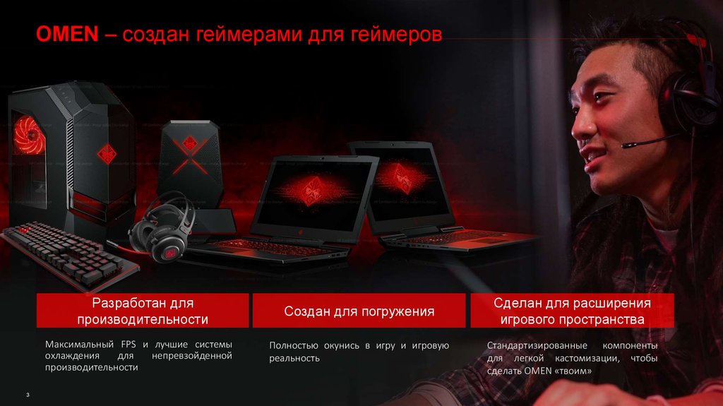 OMEN – создан геймерами для геймеров