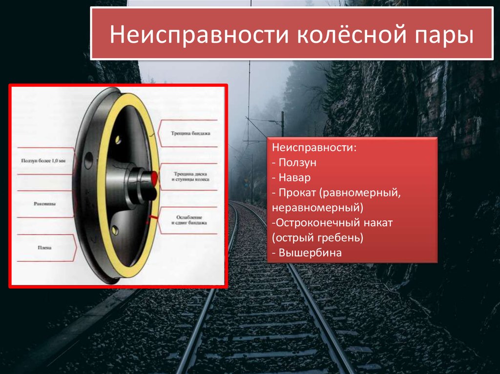 Причины возникновения ползуна 2 ответа. Колесная пара Локомотива неисправности. Неисправности колесных пар тепловоза чмэ3. Неисправности колесных пар Локомотива РЖД. Колесная пара тепловоза неисправности.