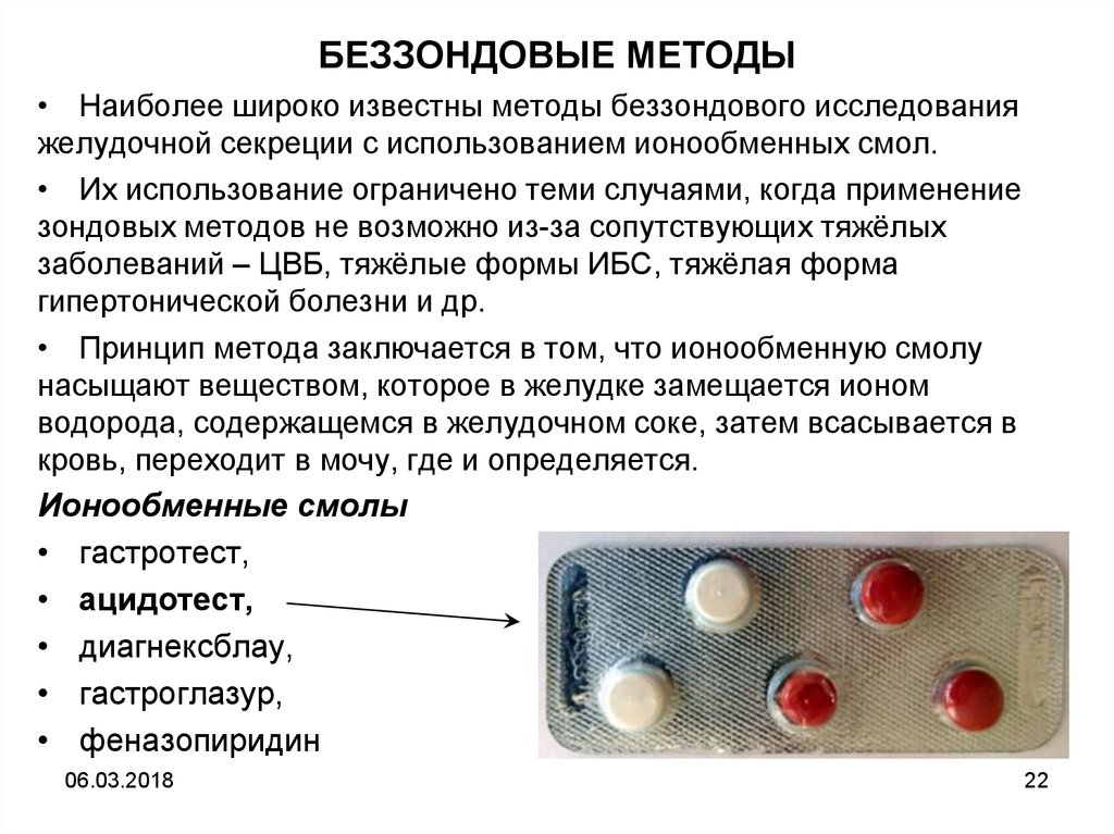 Способ наиболее. Беззондовый метод исследования желудочной секреции. Беззондовые методы исследования желудочного сока. Беззондовый метод определения кислотности желудочного сока. Беззондовое исследование секреторной функции желудка ацидотест.