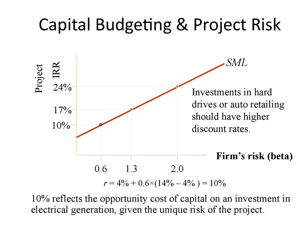 Capital Budgeting & Project Risk
