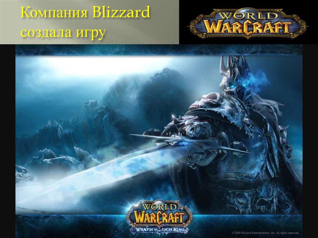 Компания Blizzard создала игру