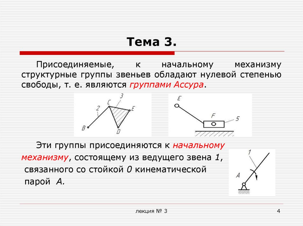 Механизм структурная схема которого показана на рисунке является