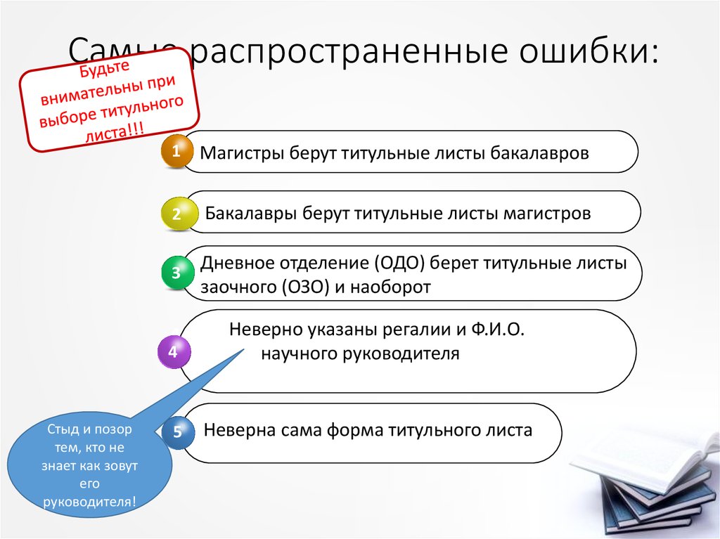 Самая распространенная ошибка при создании презентации