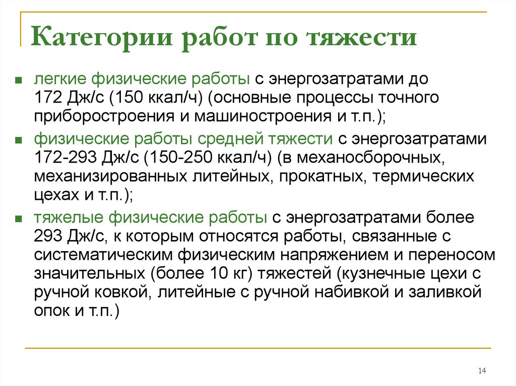 Физические категории. Категория работ по тяжести. Категория тяжело сти выполняемых работ. Категории выполняемых работ по тяжести. Категория работ по уровню энергозатрат.