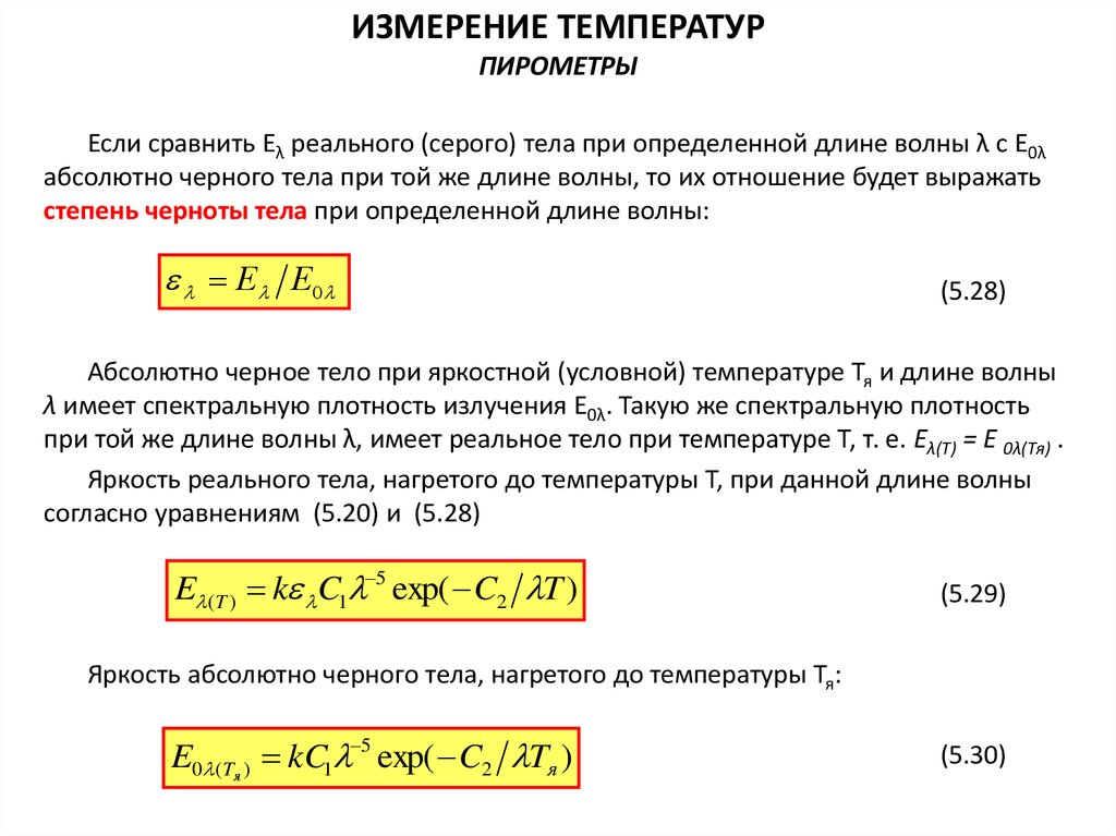 Степень черноты тела