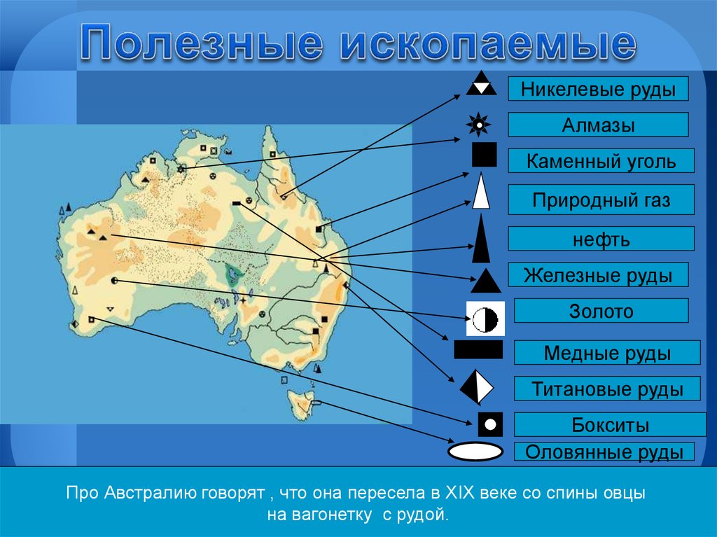 Карта австралии формы рельефа