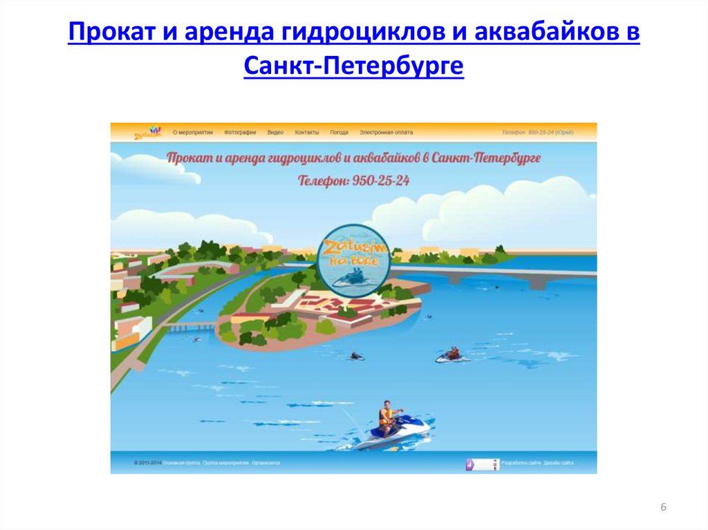 Прокат и аренда гидроциклов и аквабайков в Санкт-Петербурге