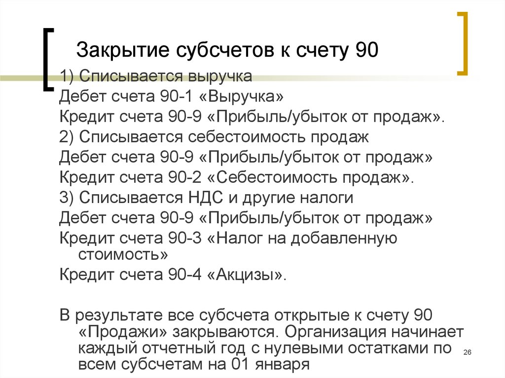 Закрытие счетов. Закрытие субсчета 90-1 проводка. Закрытие субсчетов к счету. Закрытие счета 90. Закрытие субсчетов 90.