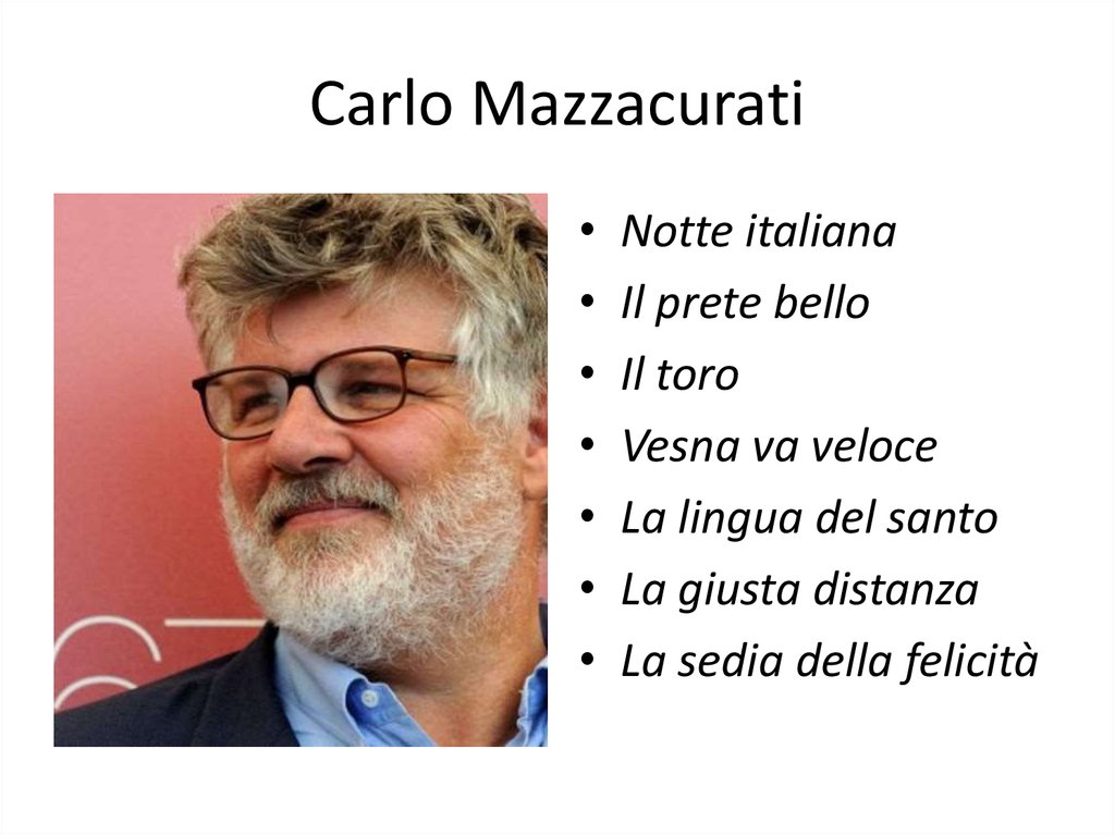 Carlo Mazzacurati
