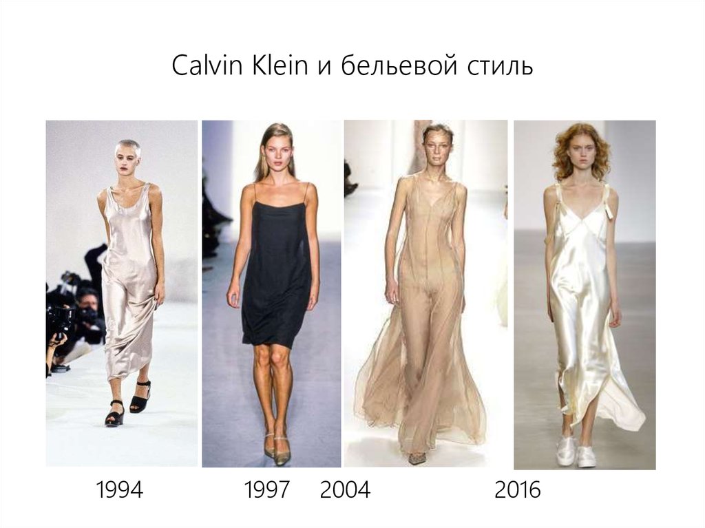 Calvin Klein и бельевой стиль