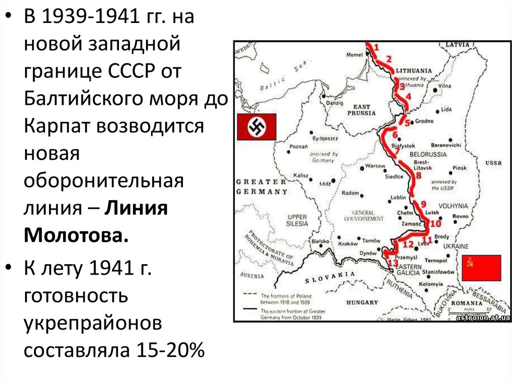 Границы ссср на 22 июня 1941