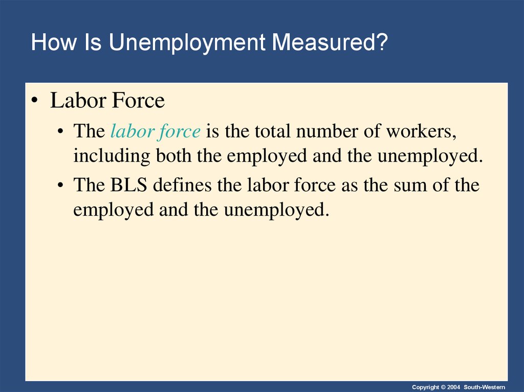 How Is Unemployment Measured?