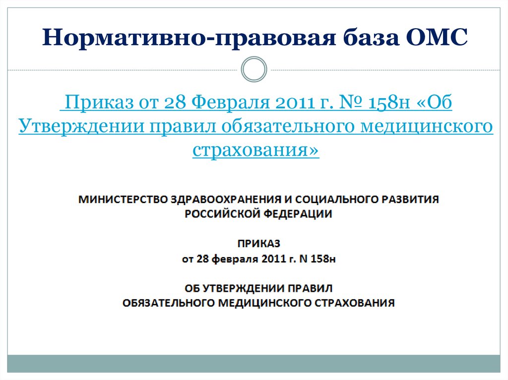 Страхование приказы. Нормативно правовая база ОМС. Правовые основы обязательного медицинского страхования. Нормативно-правовая база медицинского страхования в РФ. Обязательное медицинское страхование законодательная база.