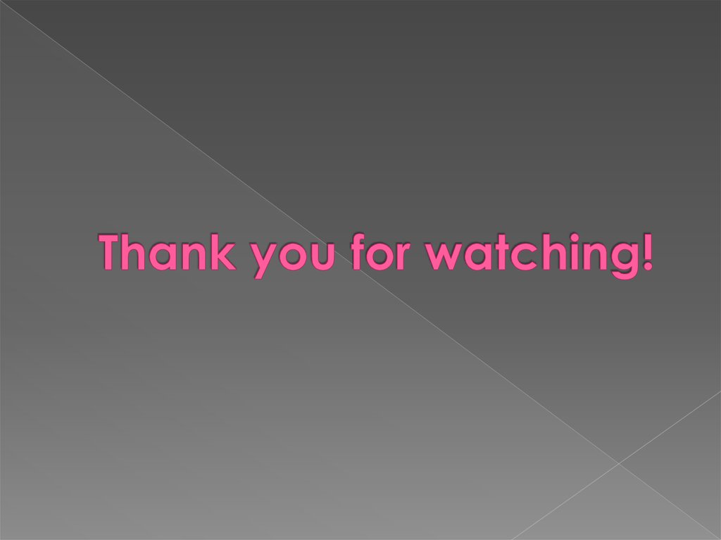 Thank you for watching!