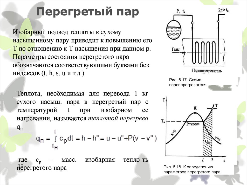 Определение количества тепла пошедшего на процесс парообразования производится по диаграмме