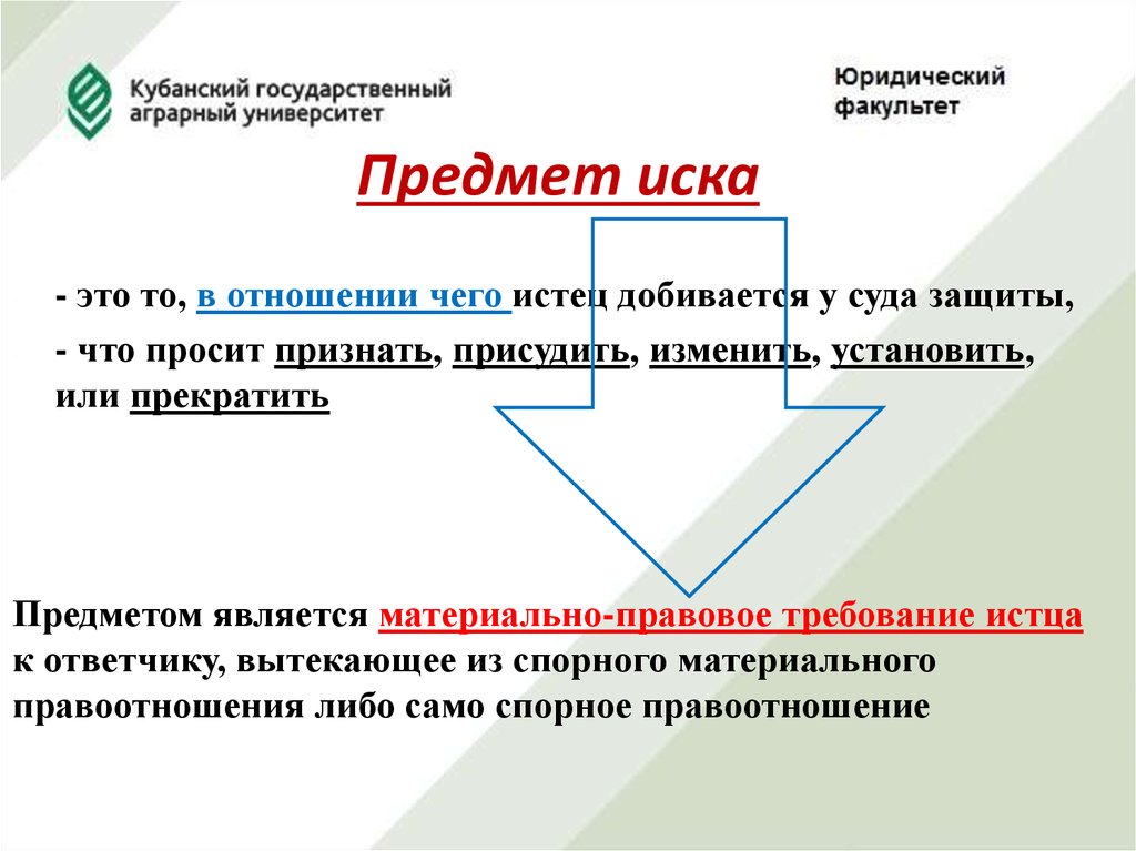 Что является основанием в исковом заявлении