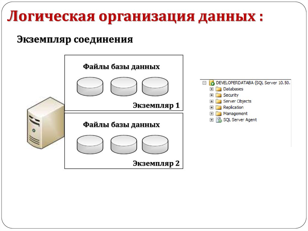 Системные базы данных сервера создаваемые при установке и их файлы