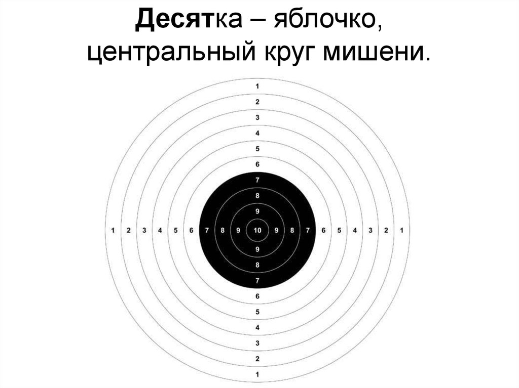 Попасть в центр мишени кроссворд