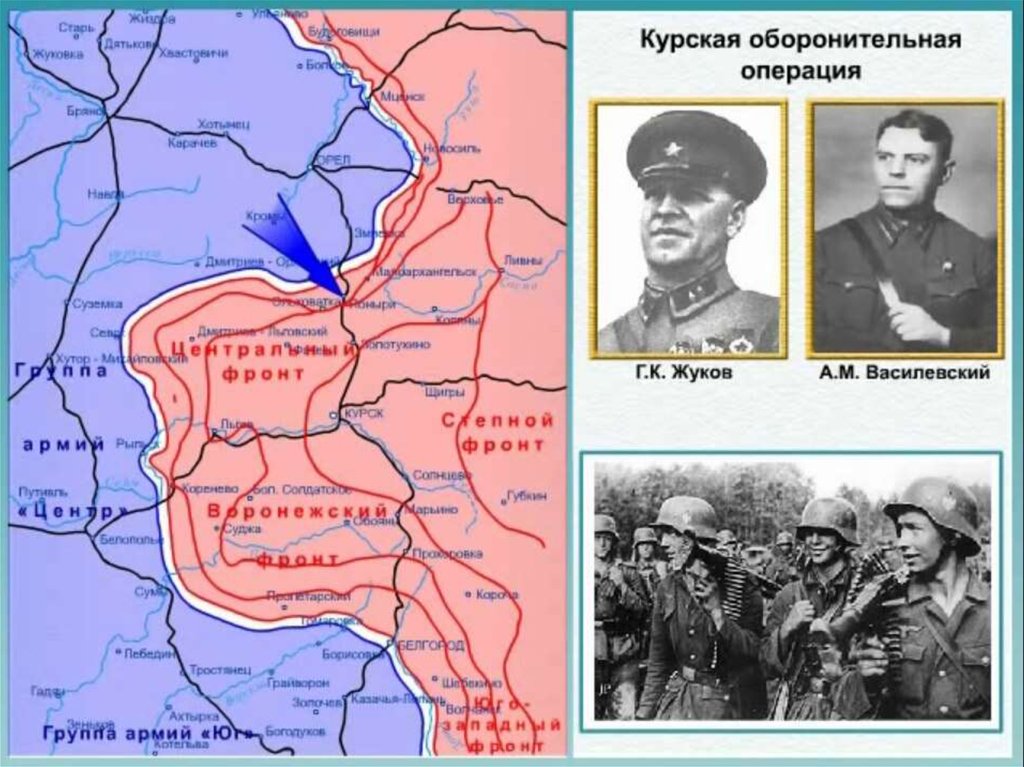 Плана наступательной операции германских войск под курском