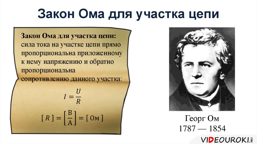 Физик закон ома. Закон Ома. Закон Ома для участка цепи сопротивление. Тема закон Ома для участка цепи. Закон Ома фото.