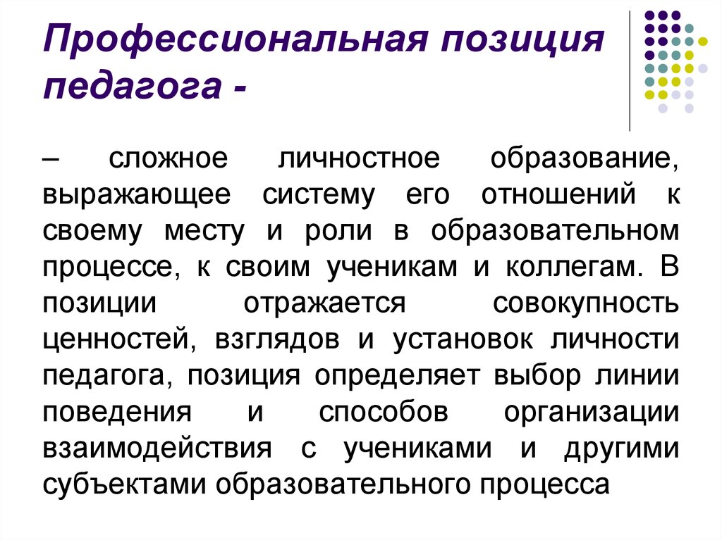 Какую позицию занимает. Профессиональная позиция педагога. Понятие профессиональная позиция педагога. Социальная и профессиональная позиция педагога. Педагогическая позиция воспитателя.