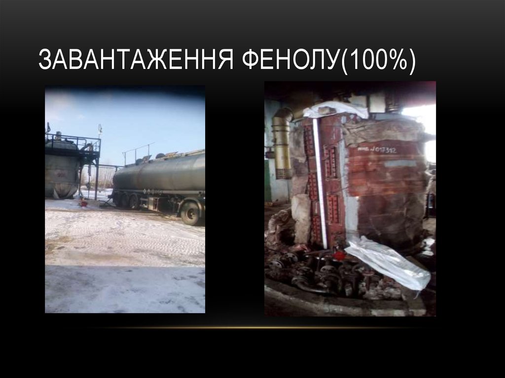 Завантаження фенолу(100%)