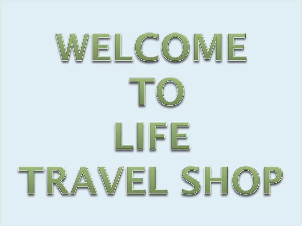 Is shop travel