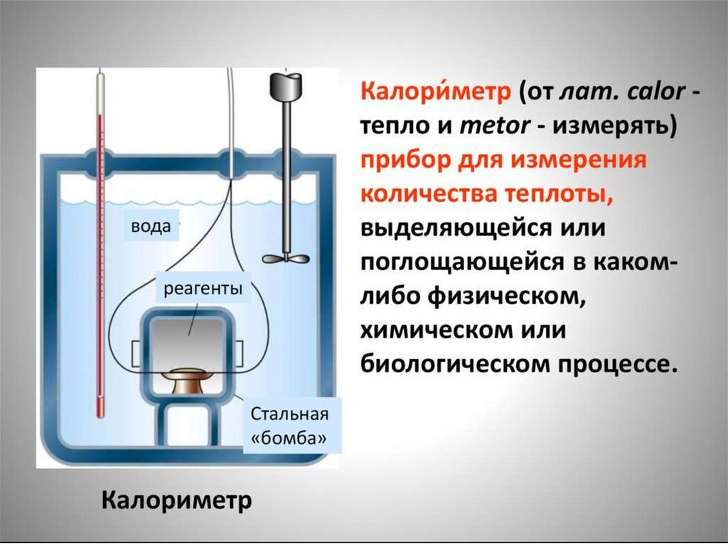 Ледяной калориметр презентация