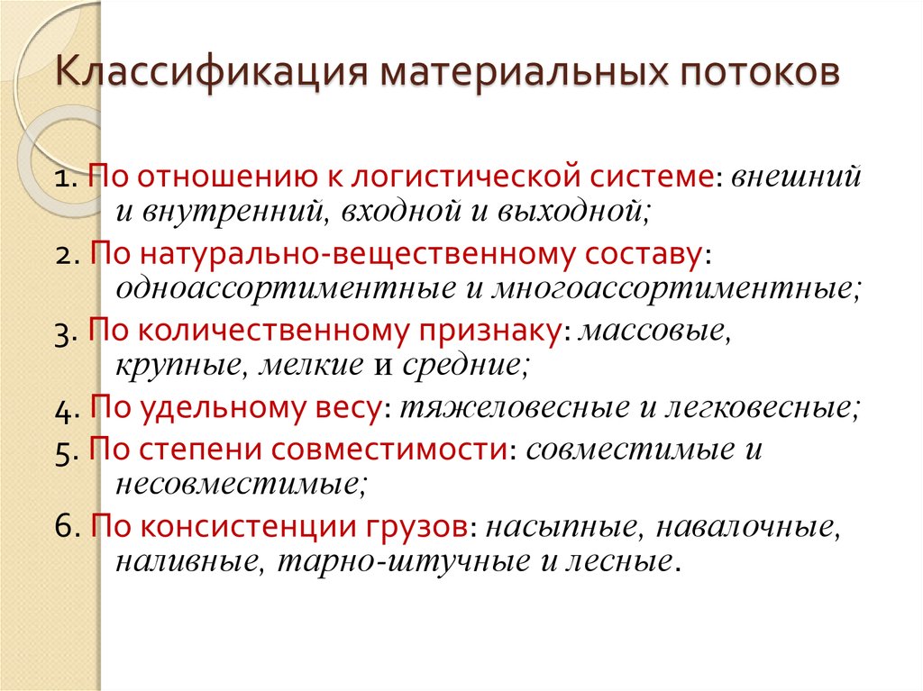 Материальная классификация. Классификация материальных потоков. Классификация материальных потоков логистика. Классификация материального потока. Перечислите принципы классификации материальных потоков.