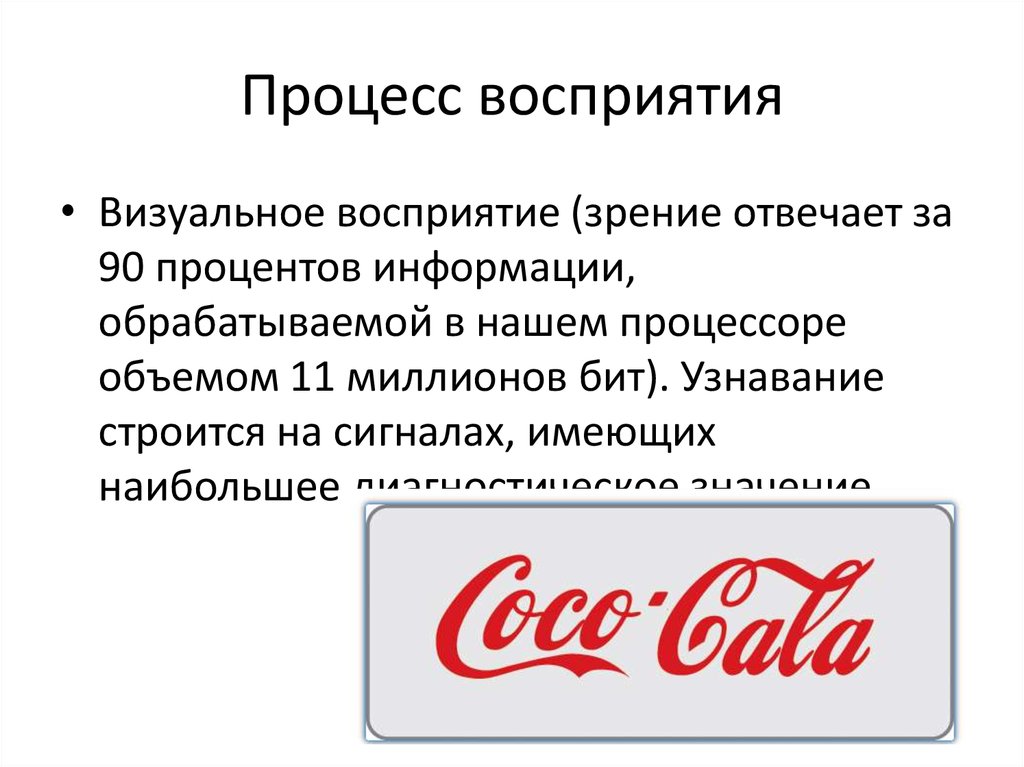 Процесс восприятия