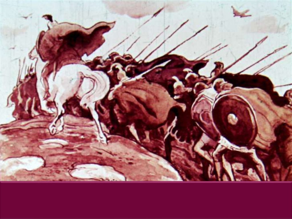Восстание спартака рисунок цветной