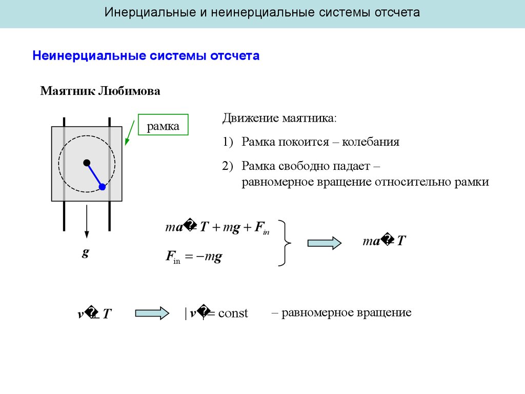 Инерциальной системой отсчета является