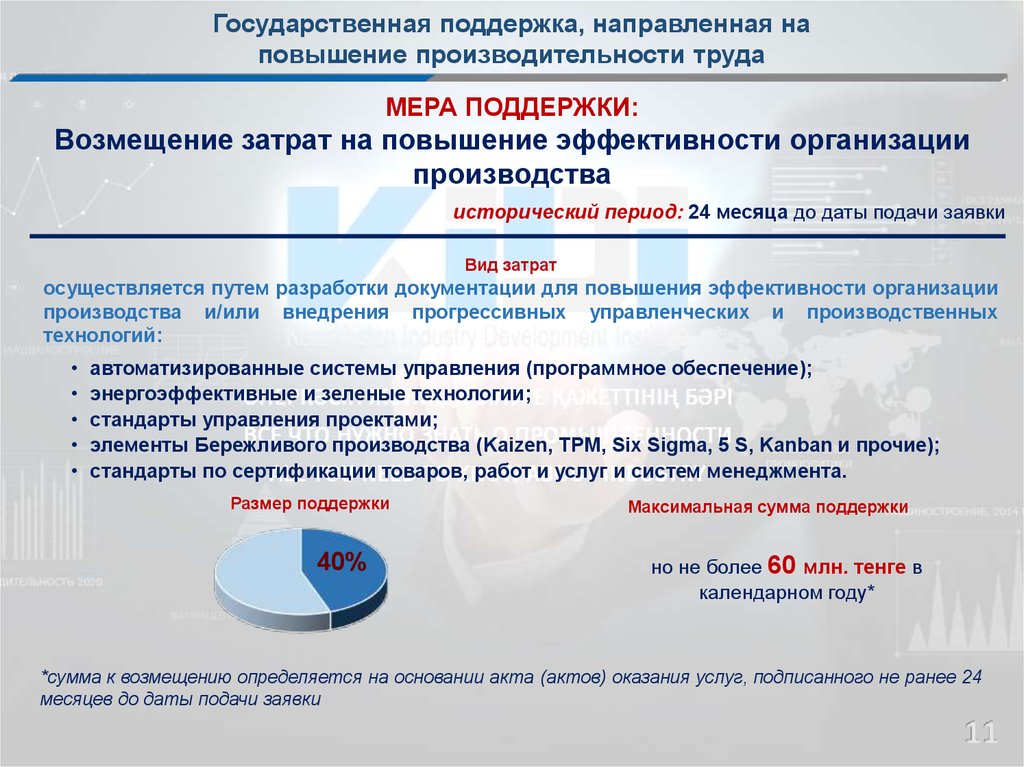 Меры государственной поддержки