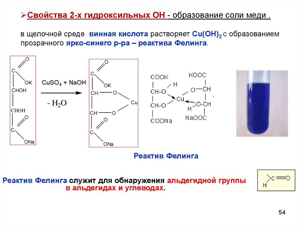 Гидроксид меди кислота. Реактив Фелинга формула химическая. Реактив Фелинга cuso4. Винная кислота реактив Фелинга. Реакция винной кислоты с гидроксидом меди.