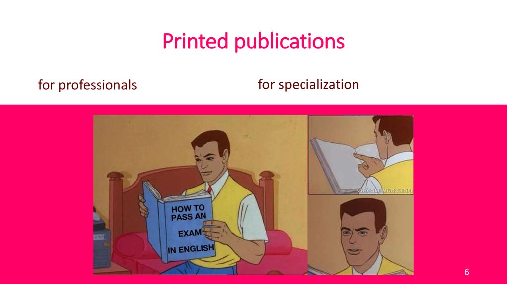 Printed publications