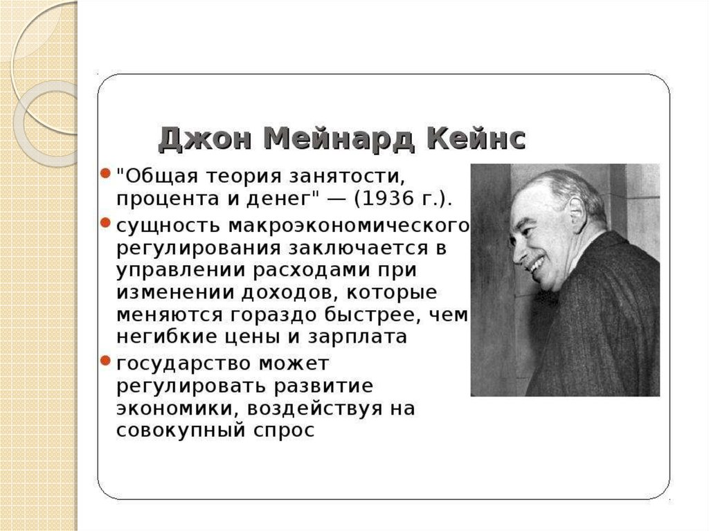 Теория денег и процента кейнс