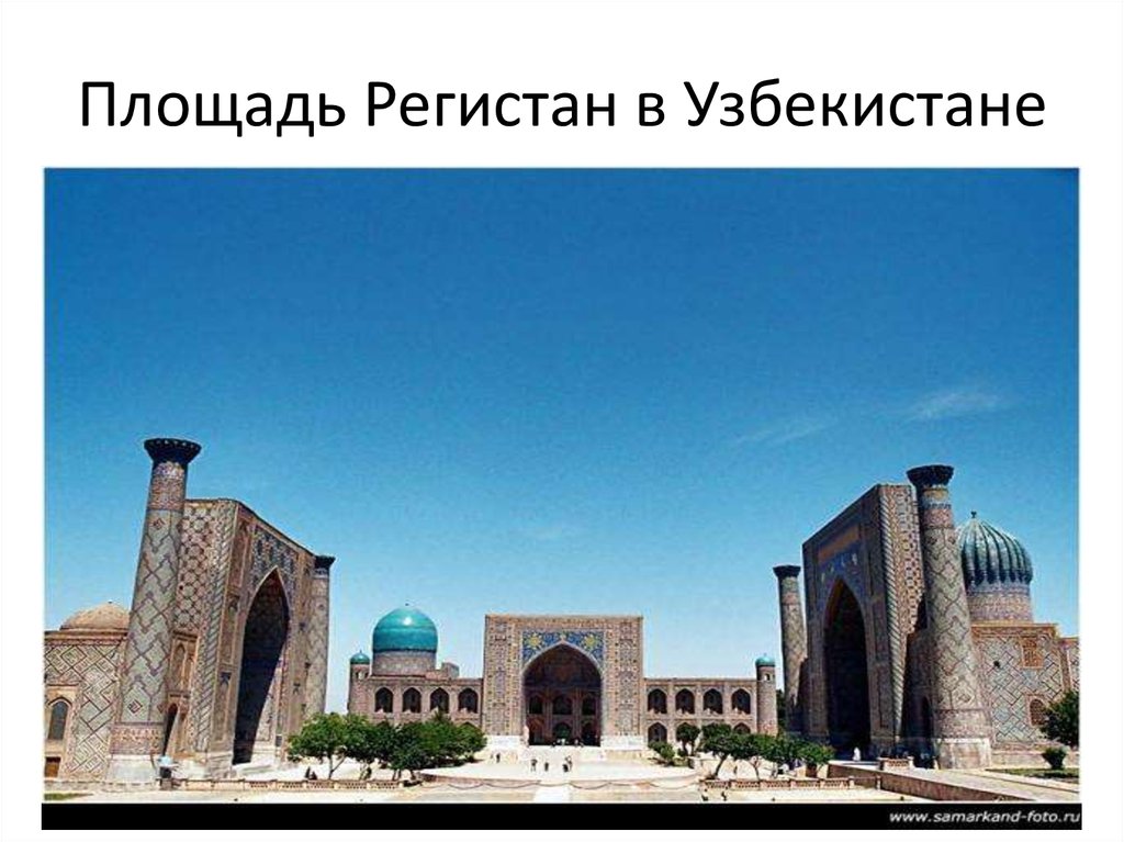 Самарканд площадь регистан карта