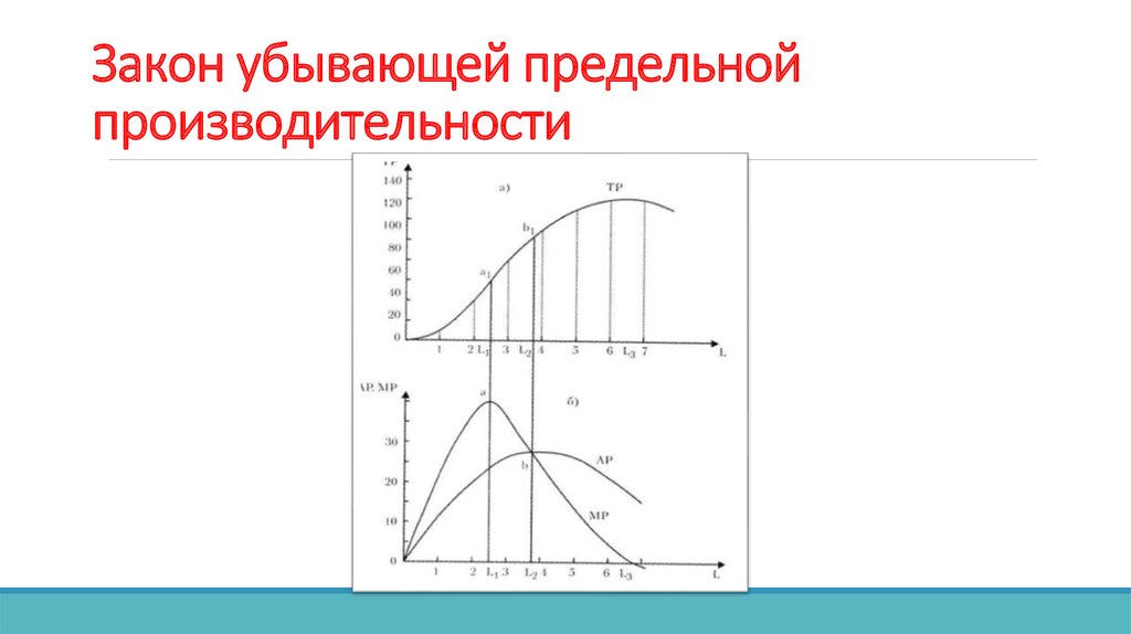 Продукт закон убывающей предельной производительности