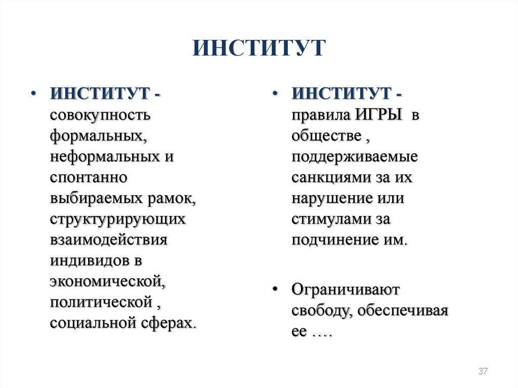 Примеры формального и неформального общества